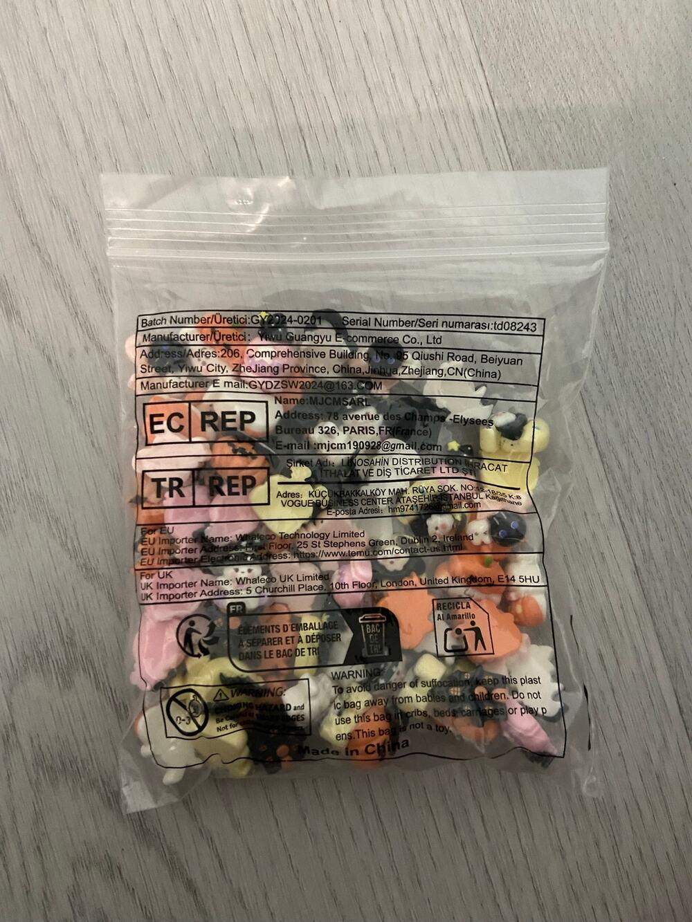 20 piece assorted Halloween acrylic flat backs